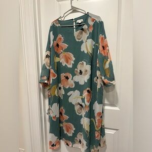 Ava and Viv Floral Dress-NWOT